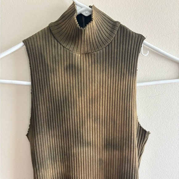 Cotton citizen Ibiza Sleeveless Tie-Dye Mini dress Dress khaki brown XS - Picture 3 of 14